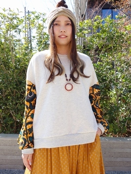 アフリカン×スウェットショートプル